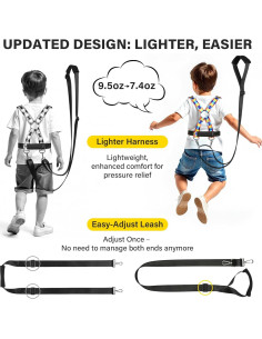 Arnés de Seguridad Ajustable HOOMTREE para Niños 3-12 Años 2