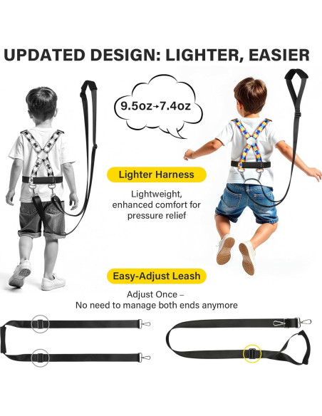 Arnés de Seguridad Ajustable HOOMTREE para Niños 3-12 Años
