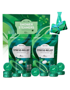 Bombas de Ducha Aromaterapia Ouwuni - Paquete de 12 EucaliptoMenta