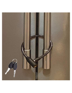 Candado de Refrigerador Urban August - Seguridad para Niños, Negro