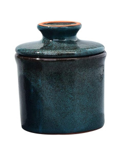 Crock para Mantequilla Cerámica Teapeak Azul 185g