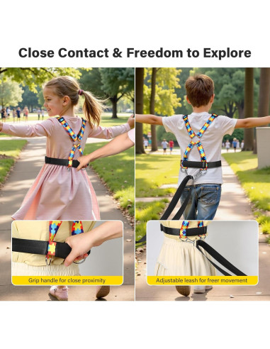 Arnés de Seguridad Ajustable HOOMTREE para Niños 3-12 Años