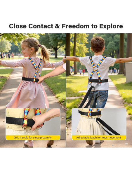 Arnés de Seguridad Ajustable HOOMTREE para Niños 3-12 Años
