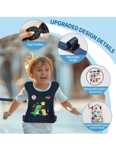 Arnés de Seguridad JXM para Niños con Asa Ajustable y Reflector