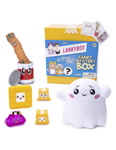 Caja Misteriosa Gigante LankyBox con 2 Figuras y Peluche