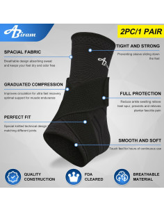 Faja de Compresión para Tobillo Jupiter - Alivio Fascitis Plantar 2