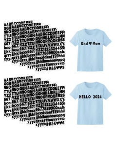 Juego de Letras y Números de Planchar Craftizon - 1510 Piezas