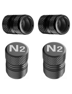 Tapas de Válvula de Neumático AQUAOK - Paquete de 4 Anticorrosión