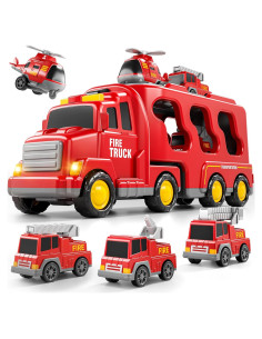 Camión de Bomberos 5 en 1 Bennol para Niños 1-6 Años