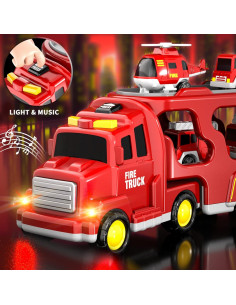 Camión de Bomberos 5 en 1 Bennol para Niños 1-6 Años 2