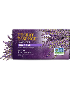 Barra de Jabón de Lavanda Desert Essence 142g - Hidratante y Suavizante 2
