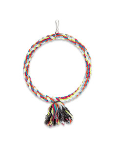 Columpio de Cuerda para Aves Spoiled Pet - Círculo Grande 20 cm