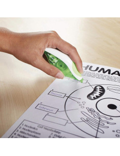 Cinta Correctora Paper Mate 87813, Colores Asortidos, 1 Unidad 2