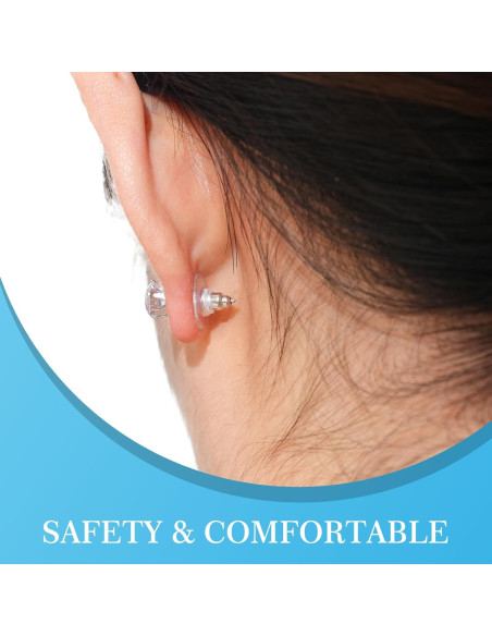 Kit 600 Respaldo de Pendientes Vivixin Hipoalergénicos Multicolor Kit 600 Respaldo de Pendientes Vivixin Hipoalergénicos Multicolor