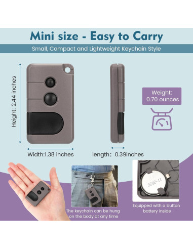 Control Remoto de Puerta de Garaje Cooouds 2x139.53753 + Teclado