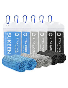 Toallas Enfriadoras Sukeen Microfibra 6 Unidades 101.6x30.5 cm