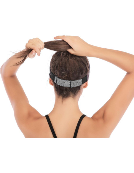 Cinta para la cabeza IUGA ajustable antideslizante unisex naranja