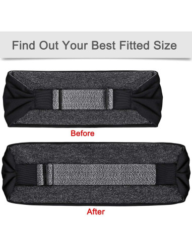 Cinta para la cabeza IUGA ajustable antideslizante unisex naranja