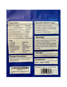 Kit de Medicina de Viaje Real Vitamins - 16 Paquetes Aprobados TSA 2