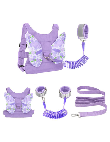 Correa Antipérdida para Niños Arnés de Seguridad Púrpura Correa Antipérdida para Niños Arnés de Seguridad Púrpura