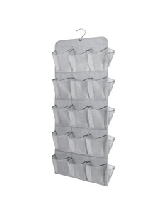 Organizador de Zapatos Colgante MISSLO 30 Bolsillos Gris