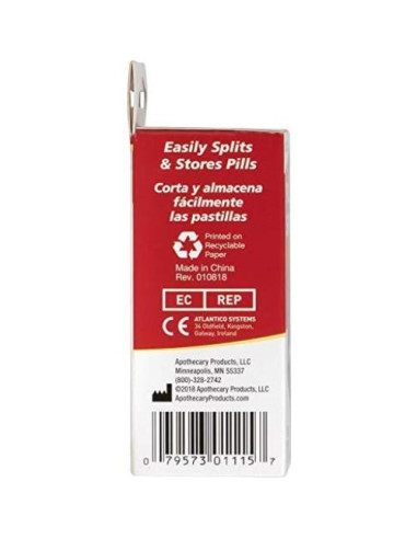 Cortador de Pastillas Acu-Life con Almacenamiento 5x3.8 cm