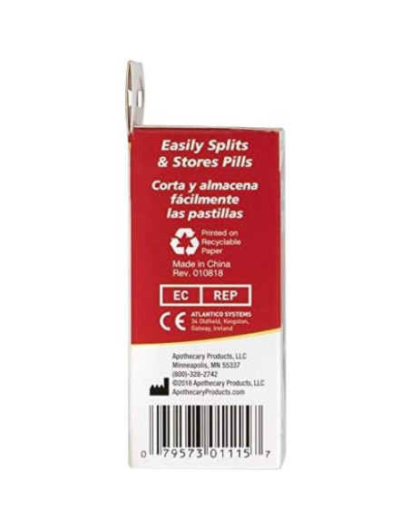 Cortador de Pastillas Acu-Life con Almacenamiento 5x3.8 cm