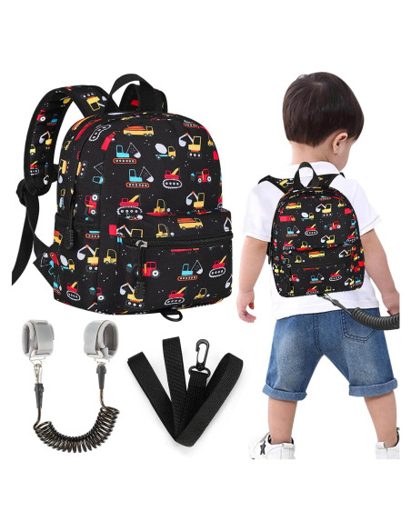 Arnés de Mochila para Niños Accmor Excavadora Negra 3 en 1