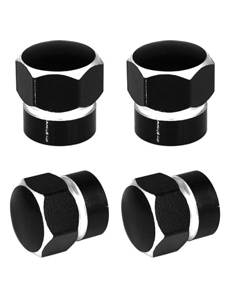 Tapones de Válvula de Neumático DBlosp 4 PCS Aleación Duraderos