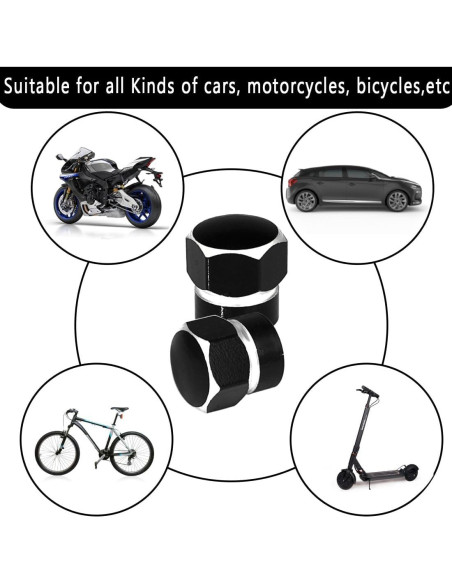 Tapones de Válvula de Neumático DBlosp 4 PCS Aleación Duraderos