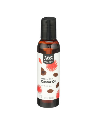 Aceite de Ricino Emoliente 365 Whole Foods 118.3 ml Cuidado Piel y Cabello