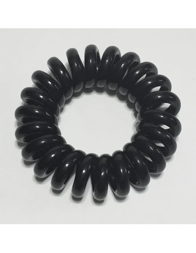 Coletas de Cabello RN BEAUTY, 27 Piezas Espirales Negras