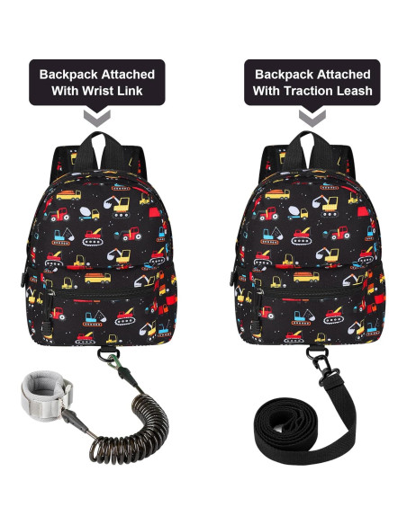 Arnés de Mochila para Niños Accmor Excavadora Negra 3 en 1