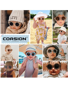 Gafas de sol polarizadas COASION para bebés 0-24 meses 2