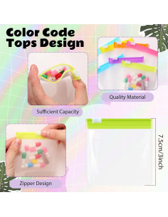 Sherr 35 Pcs Bolsas de Pastillas Reutilizables 7.62 cm 2