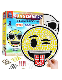Kit de Arte de Ventana SunGemmers Purple Ladybug - Emoji Cool & Wink