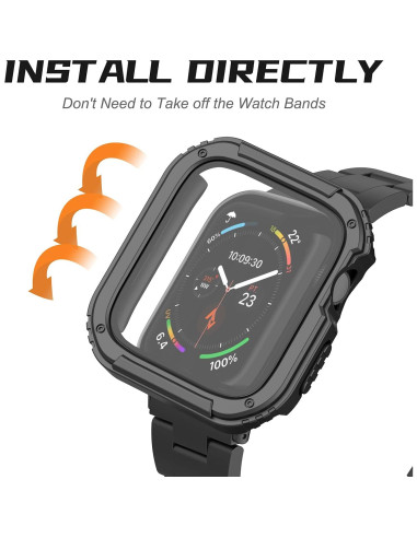 Funda Resistente Adepoy para Apple Watch 38mm con Protector