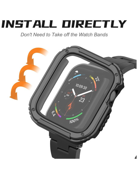 Funda Resistente Adepoy para Apple Watch 38mm con Protector