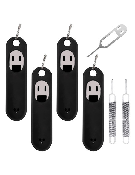 Paquete de 6 Extractores de Tarjeta SIM IOUALEY Negro