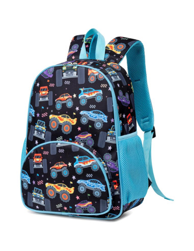 Mochila Escolar para Niños 15" Loidou Camión Azul 13L