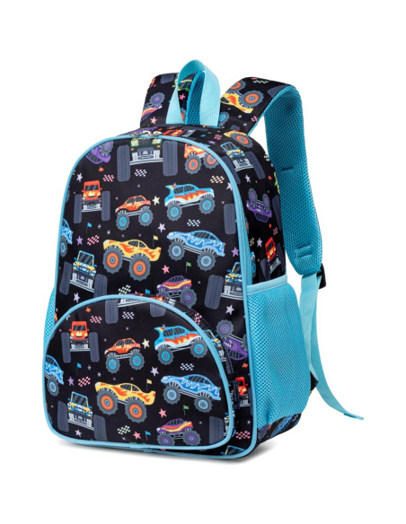 Mochila Escolar para Niños 15" Loidou Camión Azul 13L