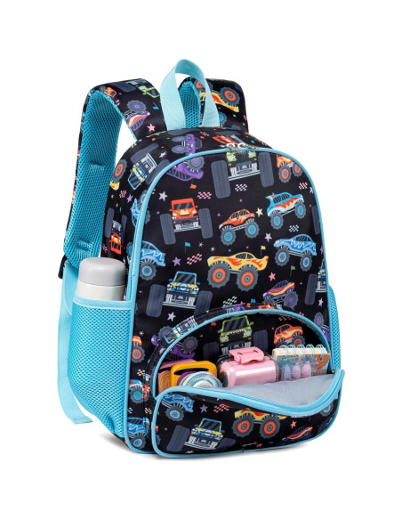 Mochila Escolar para Niños 15" Loidou Camión Azul 13L
