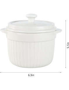 Contenedor de Grasa de Cerámica MaoYaMao 0.5L Blanco con Colador 2