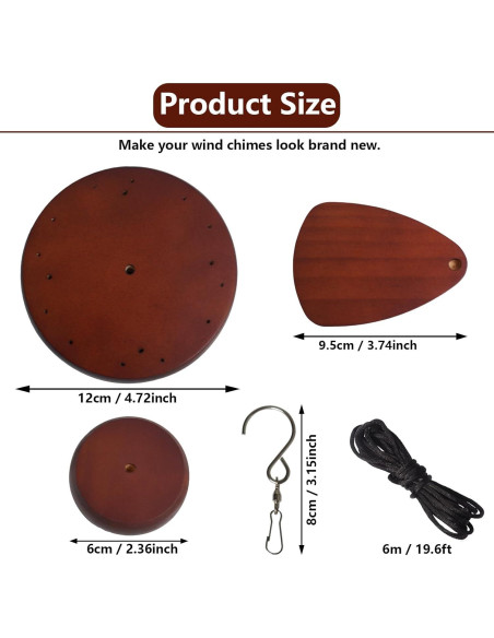 Kit de Reemplazo para Campanas de Viento SPNKMJUJ 28 PCS