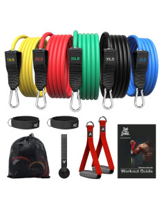 Bandas de Resistencia BOB Y BRAD 125 lbs (56.7 kg) con Accesorios