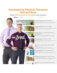 Bandas de Resistencia BOB Y BRAD 125 lbs (56.7 kg) con Accesorios 2