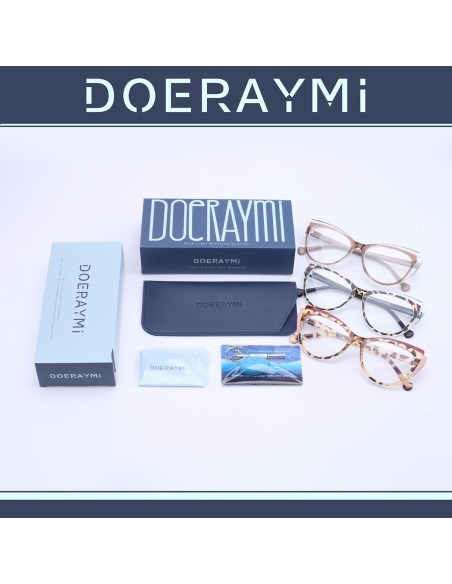 Gafas bloqueadoras de luz azul DOERAYMI para mujeres ojo de gato Gafas bloqueadoras de luz azul DOERAYMI para mujeres ojo de gato