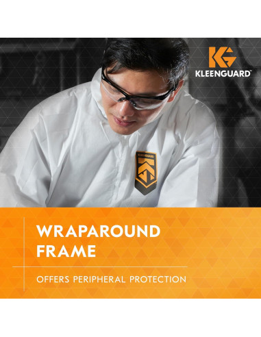 Gafas de Seguridad KleenGuard V30 Nemesis, Lentes Claros, 12 Pares