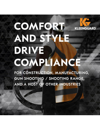 Gafas de Seguridad KleenGuard V30 Nemesis, Lentes Claros, 12 Pares