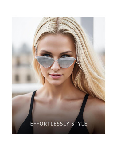 Gafas de sol Cat Eye SODQW para mujeres con protección UV